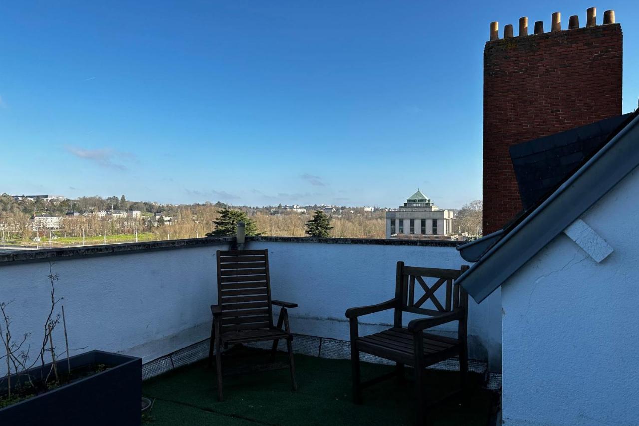Beautiful Apartment With Terrace - Loire View ตูร์ ภายนอก รูปภาพ