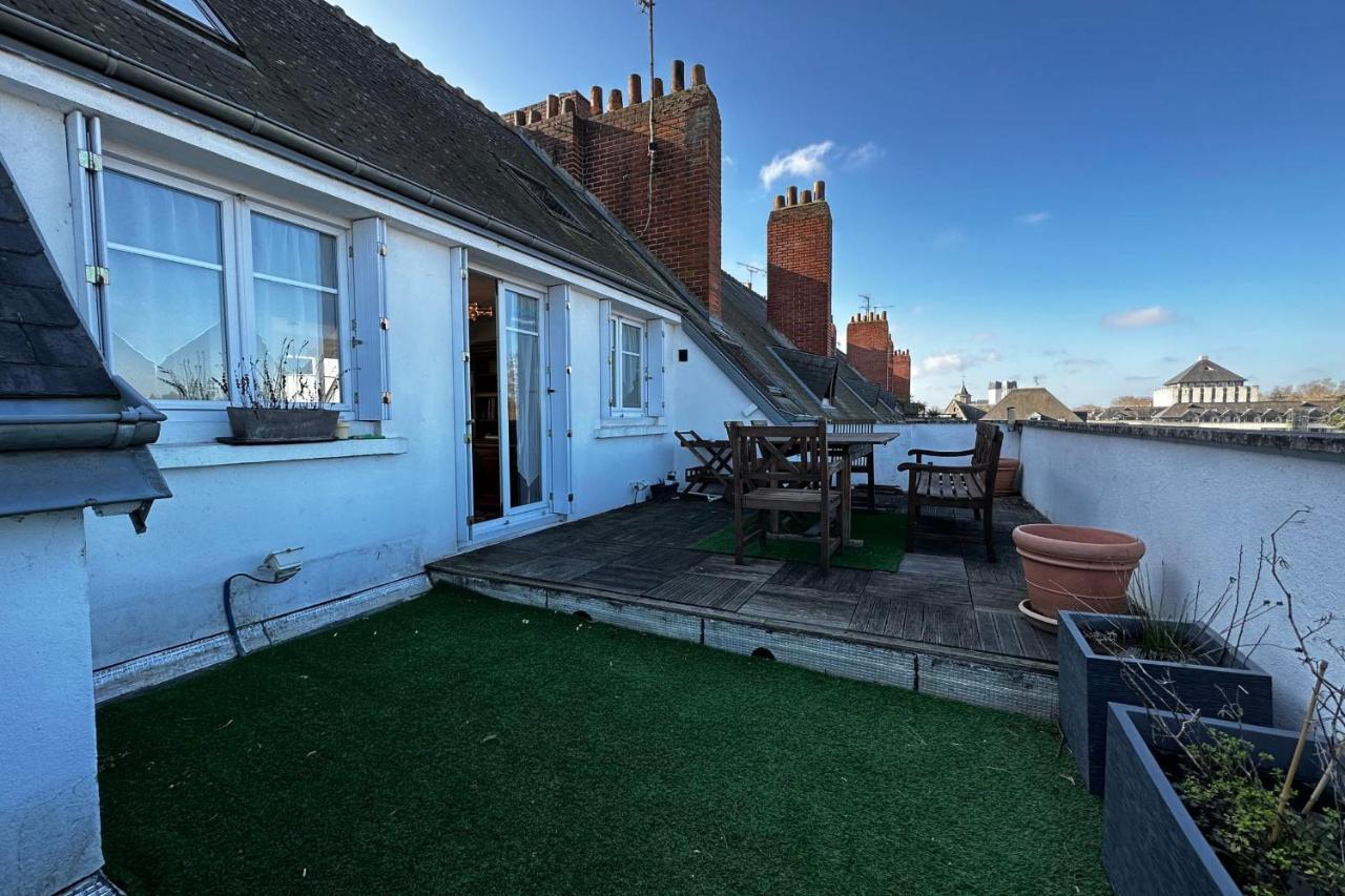 Beautiful Apartment With Terrace - Loire View ตูร์ ภายนอก รูปภาพ